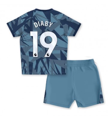 Aston Villa Moussa Diaby #19 Tercera Equipación Niños 2023-24 Manga Corta (+ Pantalones cortos)